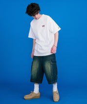 CONVERSE コンバース 天竺プレートロゴ半袖クルーネックTシャツ/ハーフスリーブカットソー 15723