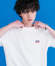 CONVERSE コンバース 天竺プレートロゴ半袖クルーネックTシャツ/ハーフスリーブカットソー 15723