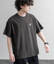 CONVERSE コンバース オーバーサイズフライスシューズエンブレム刺繍半袖ロゴTシャツ 15724