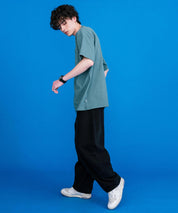 CONVERSE コンバース オーバーサイズフライスシューズエンブレム刺繍胸ポケット付きクルーネック半袖Tシャツ 15725