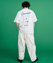 CONVERSE コンバース オーバーサイズフライスバックグラフィッククルーネック半袖Tシャツ 15726