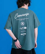 CONVERSE コンバース オーバーサイズフライスバックグラフィッククルーネック半袖Tシャツ 15726