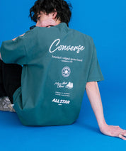 CONVERSE コンバース オーバーサイズフライスバックグラフィッククルーネック半袖Tシャツ 15726