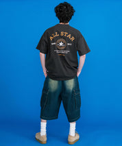 CONVERSE コンバース オーバーサイズフライスバックグラフィッククルーネック半袖Tシャツ 15726