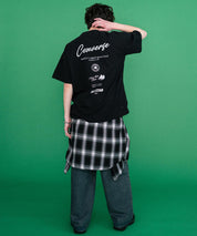 CONVERSE コンバース オーバーサイズフライスバックグラフィッククルーネック半袖Tシャツ 15726