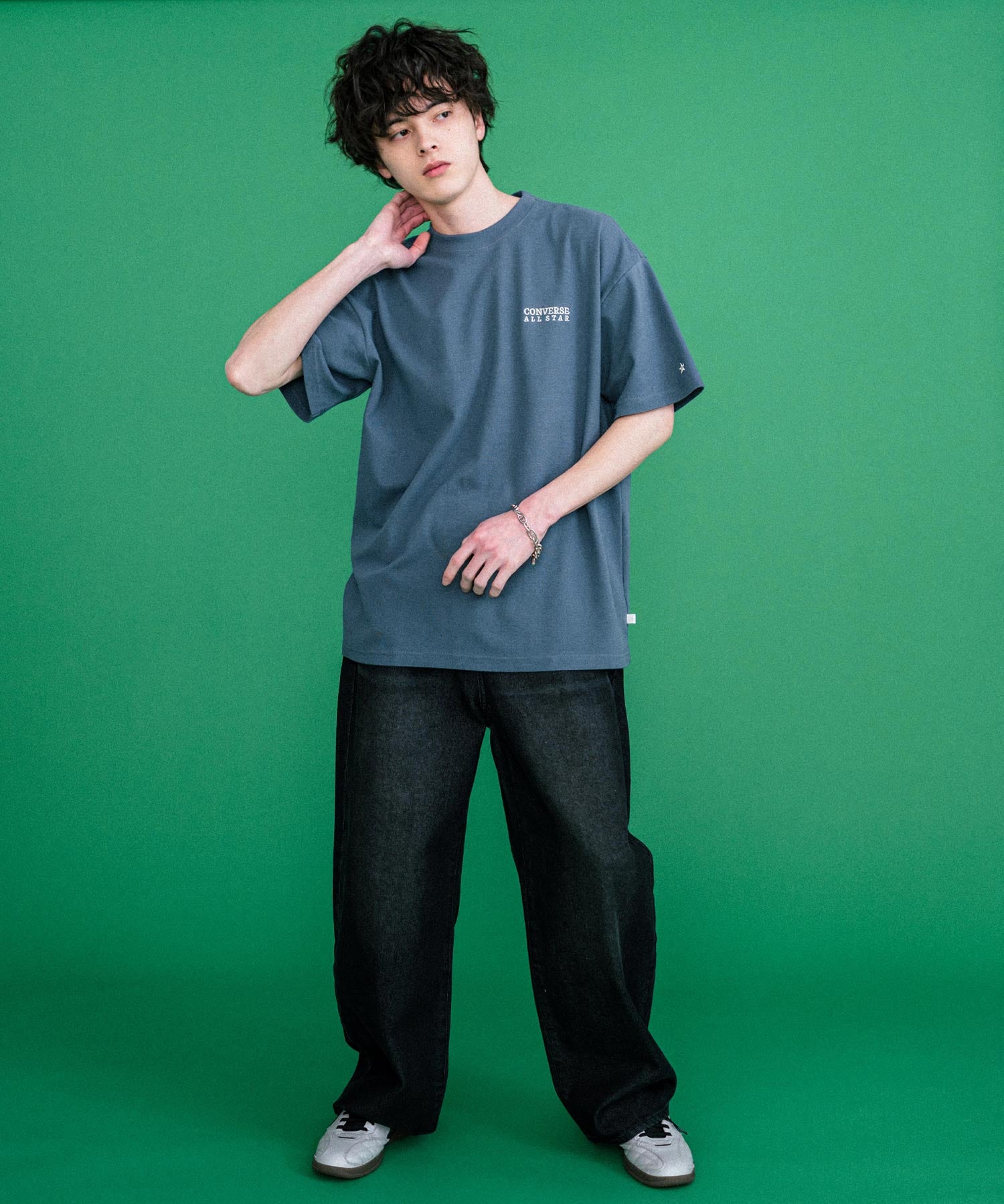 CONVERSE コンバース オーバーサイズフライスバックグラフィッククルーネック半袖Tシャツ 15726