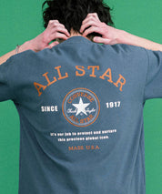 CONVERSE コンバース オーバーサイズフライスバックグラフィッククルーネック半袖Tシャツ 15726