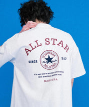 CONVERSE コンバース オーバーサイズフライスバックグラフィッククルーネック半袖Tシャツ 15726