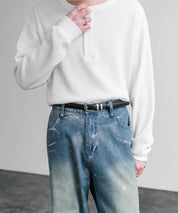 リアルレザー 本革 スクエアバックルベルト 15728