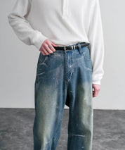 リアルレザー 本革 スクエアバックルベルト 15728