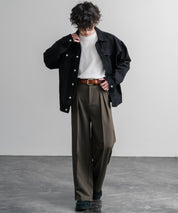 リアルレザー 本革 ラウンドスクエアバックルメッシュベルト 15729