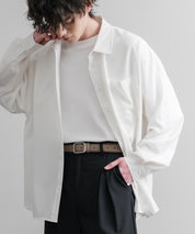 リアルレザー 本革 マットスクエアバックルベルト 15730