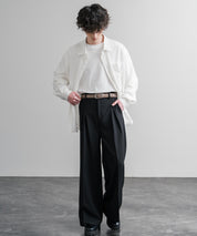 リアルレザー 本革 マットスクエアバックルベルト 15730