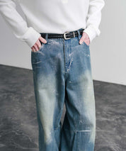 リアルレザー 本革 ラウンドバックルメッシュベルト 15731