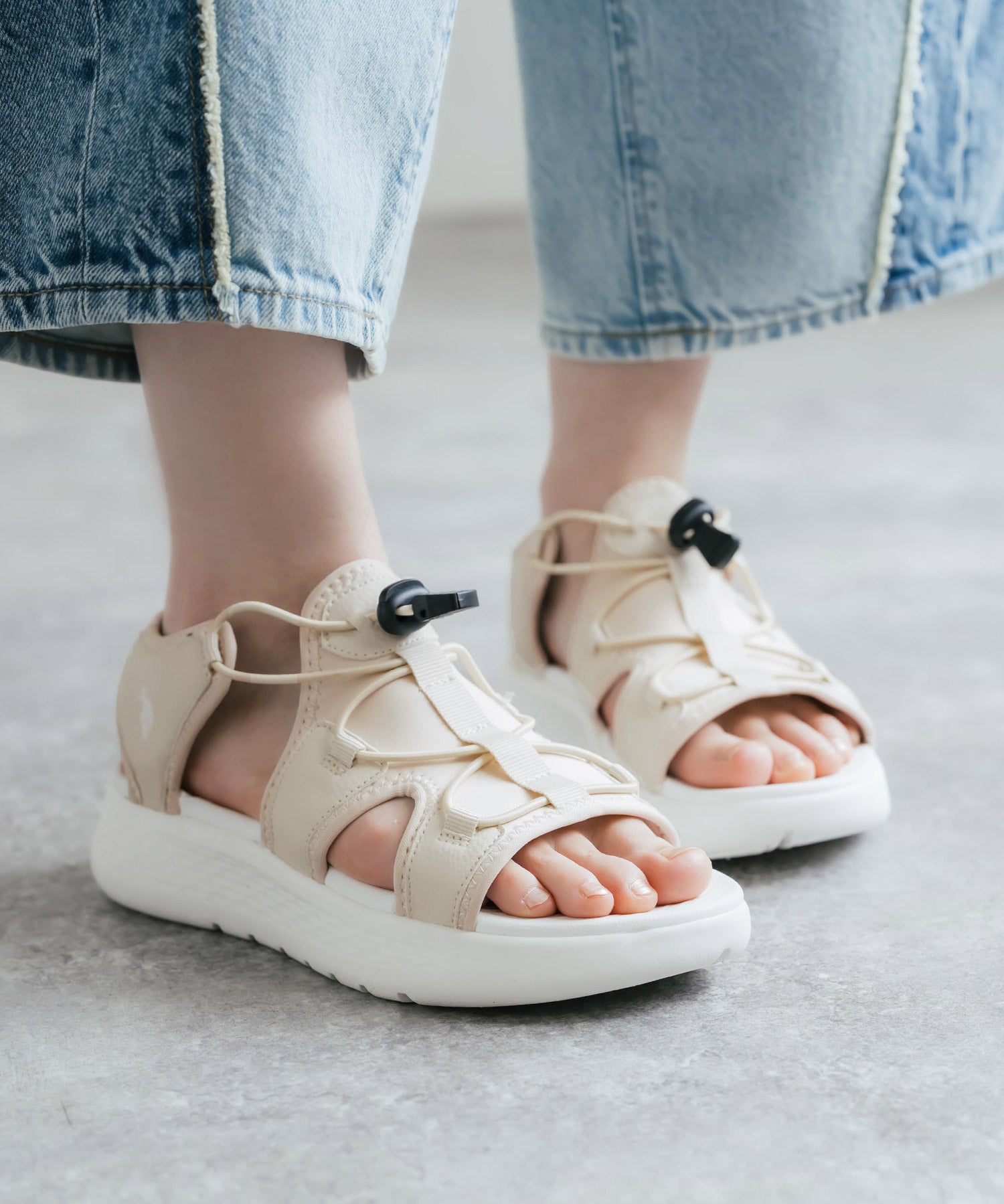 U.S. POLO ASSN. ユーエスポロアッスン ワンポイントロゴ厚底スニーカーサンダル 15734