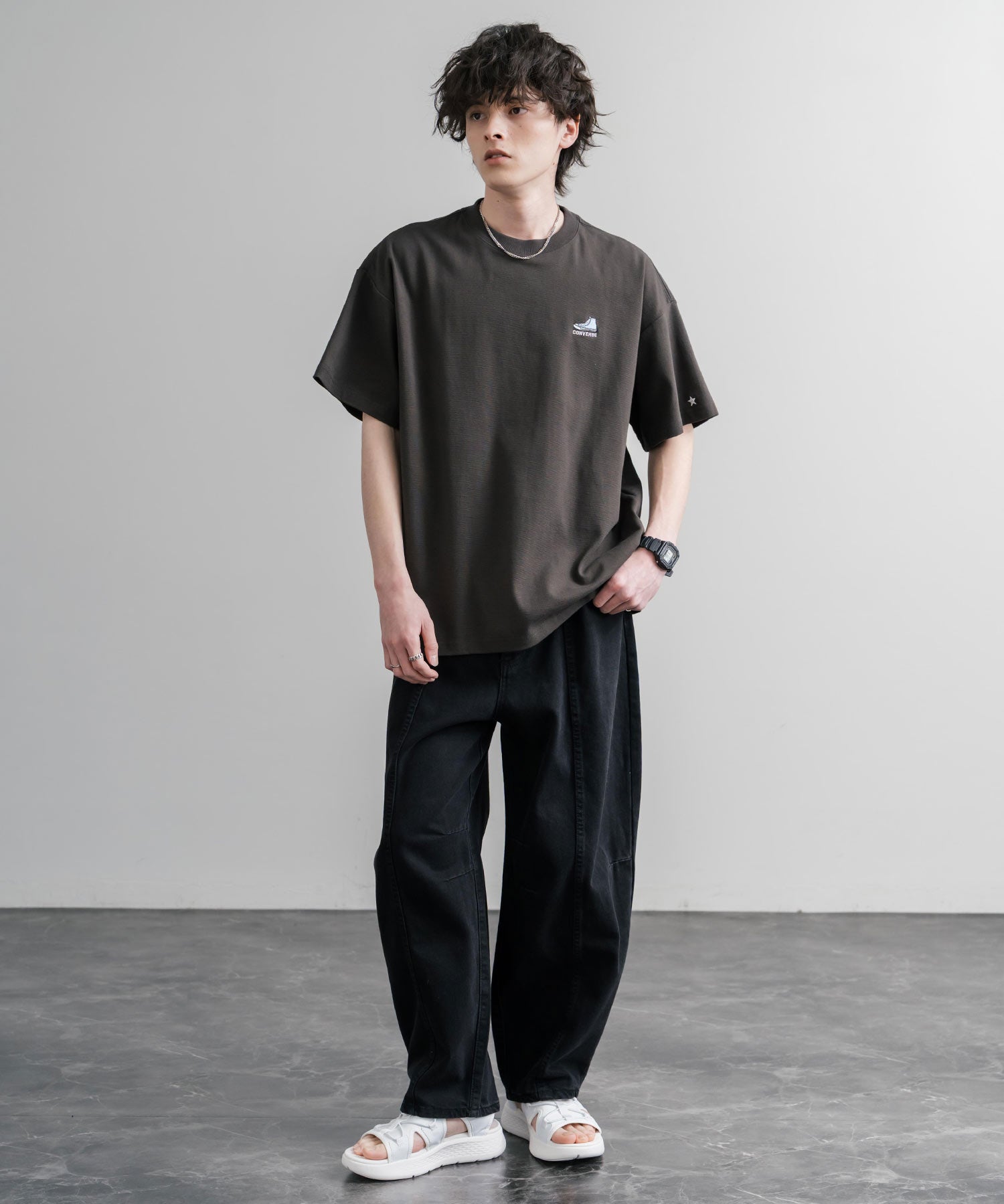 U.S. POLO ASSN. ユーエスポロアッスン ワンポイントロゴ厚底スニーカーサンダル 15734