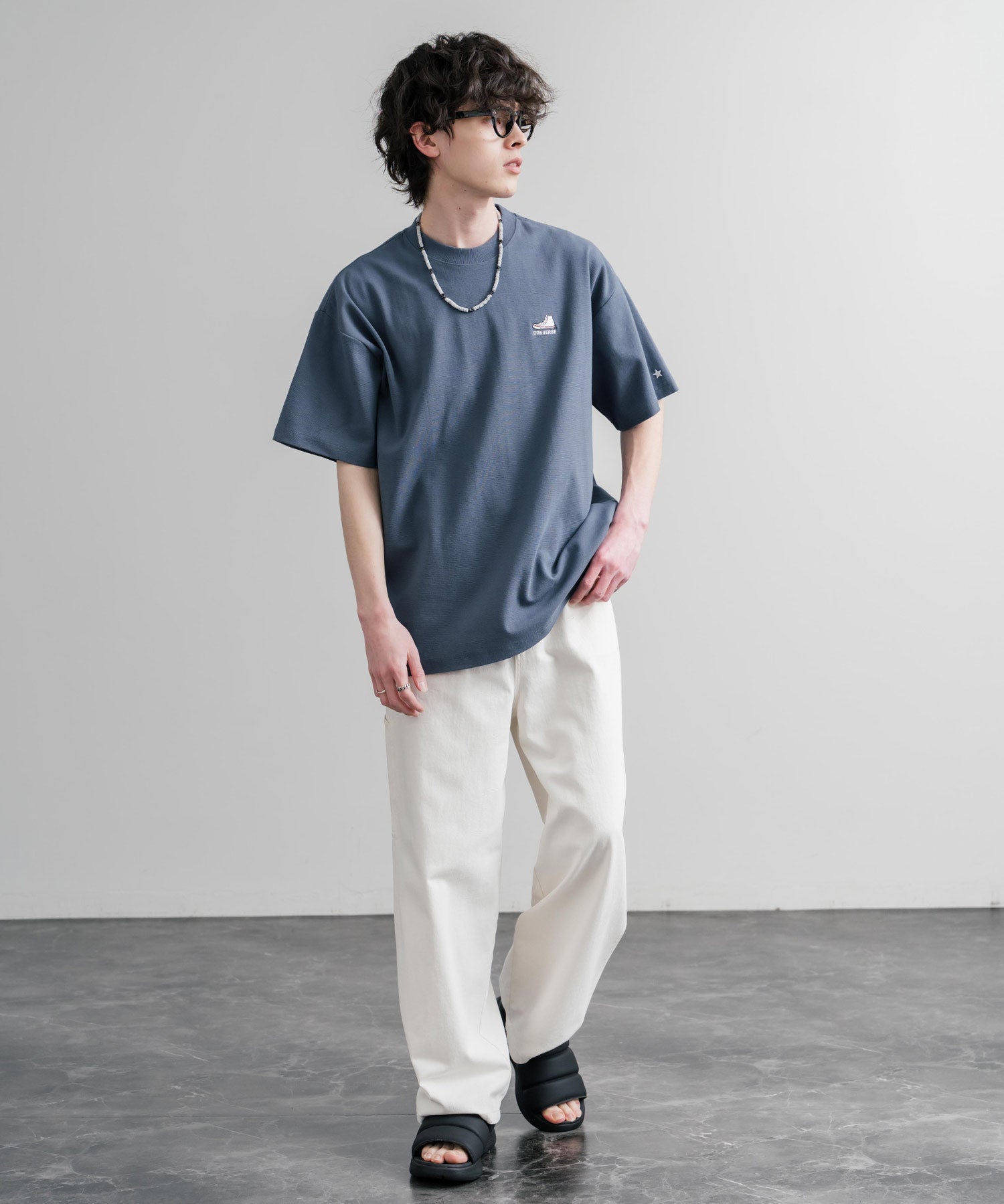 U.S. POLO ASSN. ユーエスポロアッスン ワンポイントロゴ厚底スライドサンダル 15735