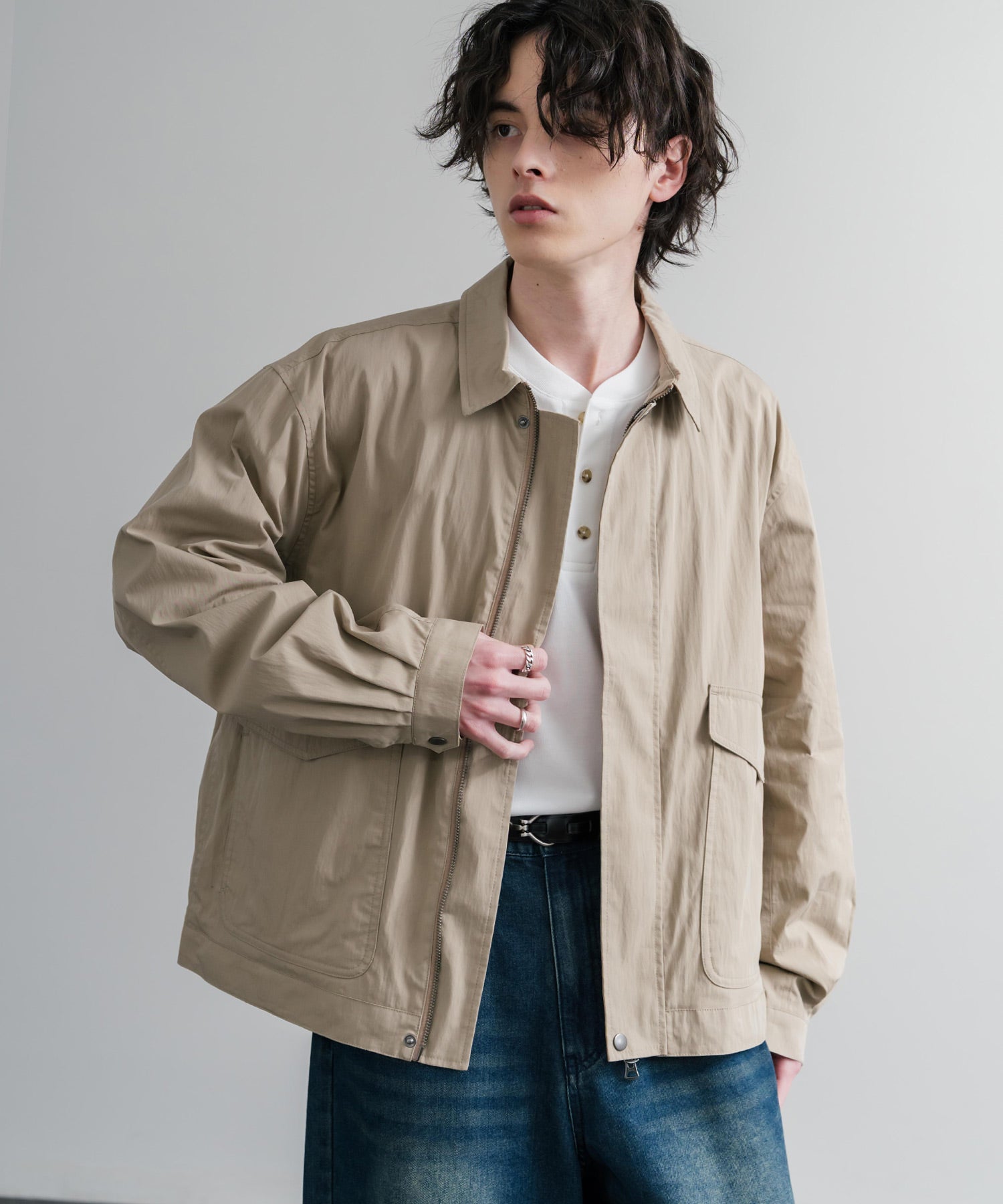 Audience オーディエンス 綿ナイロンキャンバス CWUフライトバルーンミリタリージャケット AUD7385 15813