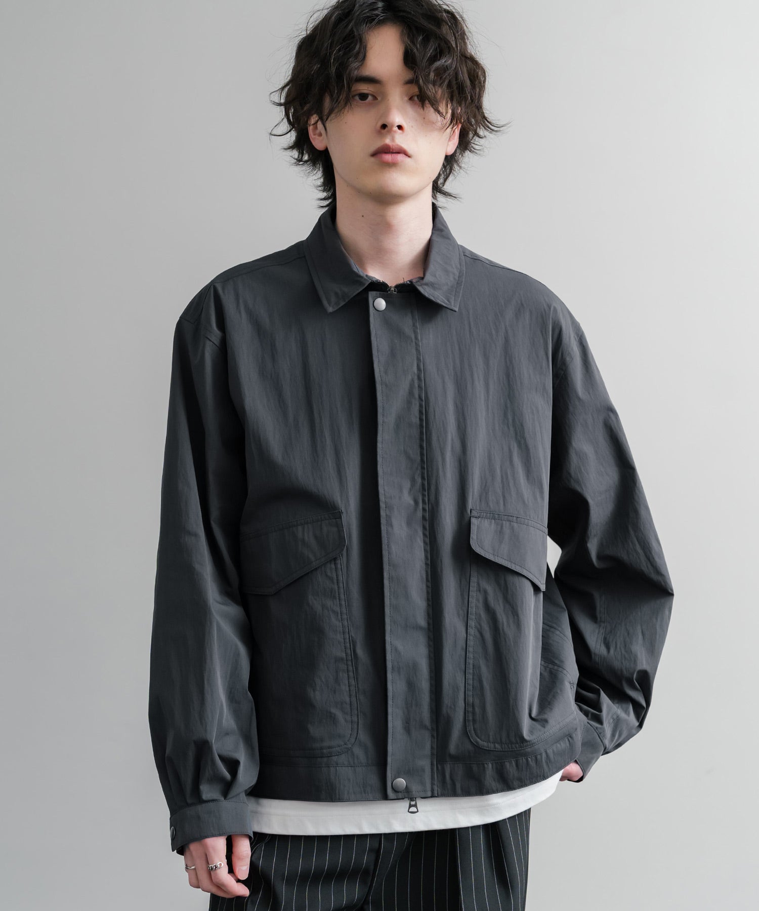 Audience オーディエンス 綿ナイロンキャンバス CWUフライトバルーンミリタリージャケット AUD7385 15813