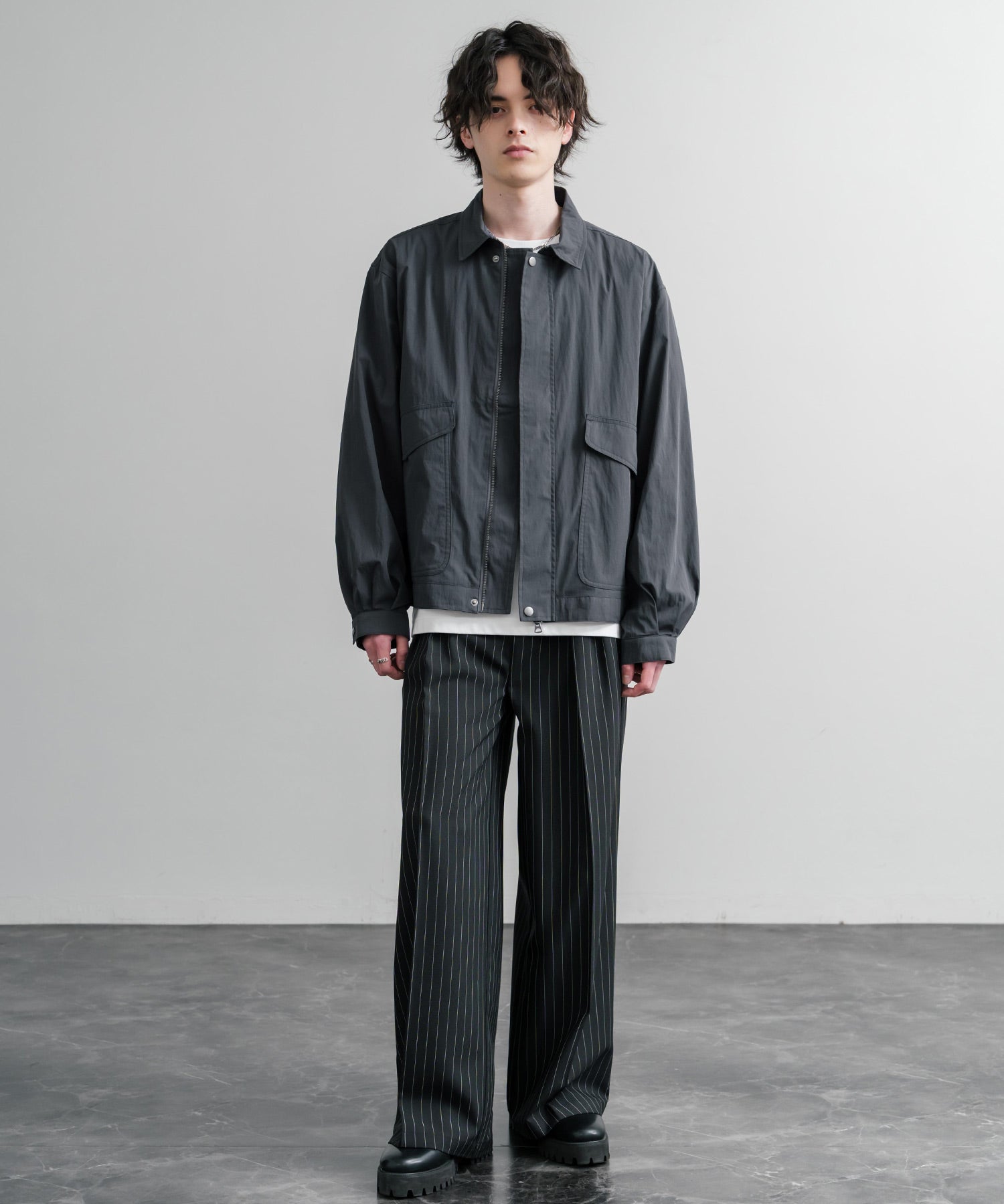 Audience オーディエンス 綿ナイロンキャンバス CWUフライトバルーンミリタリージャケット AUD7385 15813