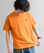 LOGOS ロゴス 吸汗速乾 スパイラルヤーンワンポイントロゴ刺繍半袖Tシャツ 15814