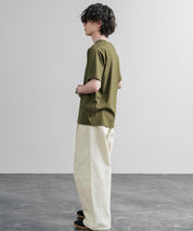 LOGOS ロゴス 吸汗速乾 スパイラルヤーンワンポイントロゴ刺繍半袖Tシャツ 15814