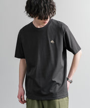 LOGOS ロゴス 吸汗速乾 スパイラルヤーンワンポイントロゴ刺繍半袖Tシャツ 15814