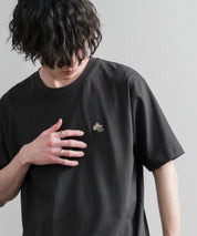 LOGOS ロゴス 吸汗速乾 スパイラルヤーンワンポイントロゴ刺繍半袖Tシャツ 15814