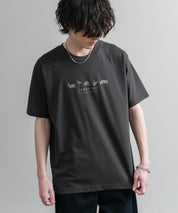 LOGOS ロゴス 吸汗速乾 スパイラルヤーンアニマルプリント半袖Tシャツ  15815