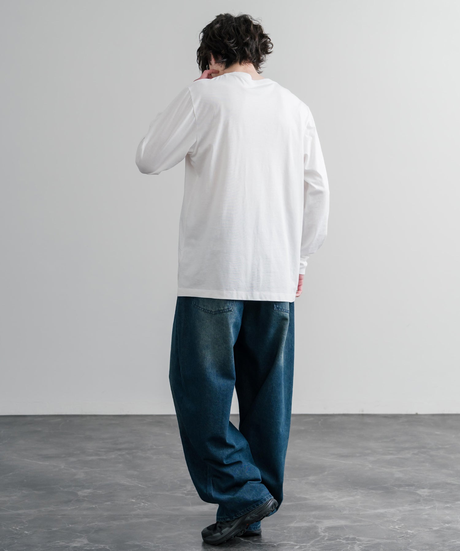 THE NORTH FACE ザ・ノースフェイス M EVO SD REG LS TEE ワンポイントロゴ刺繍長袖Tシャツ/ロンT 15817