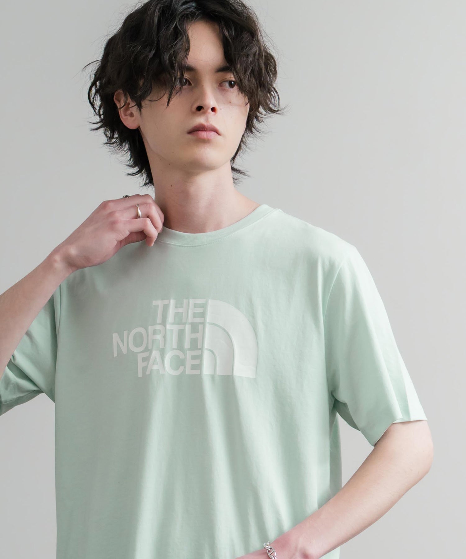 THE NORTH FACE ザ・ノースフェイス M EVO HLF DME REG SS TEE ロゴプリントレギュラーフィット半袖Tシャツ 15818