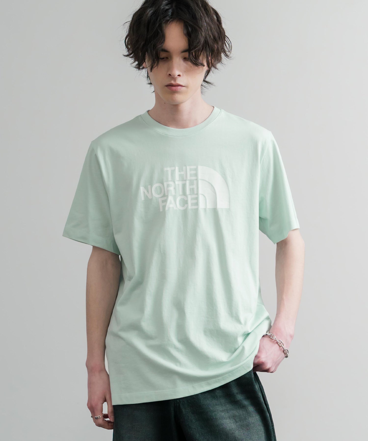 THE NORTH FACE ザ・ノースフェイス M EVO HLF DME REG SS TEE ロゴプリントレギュラーフィット半袖Tシャツ 15818