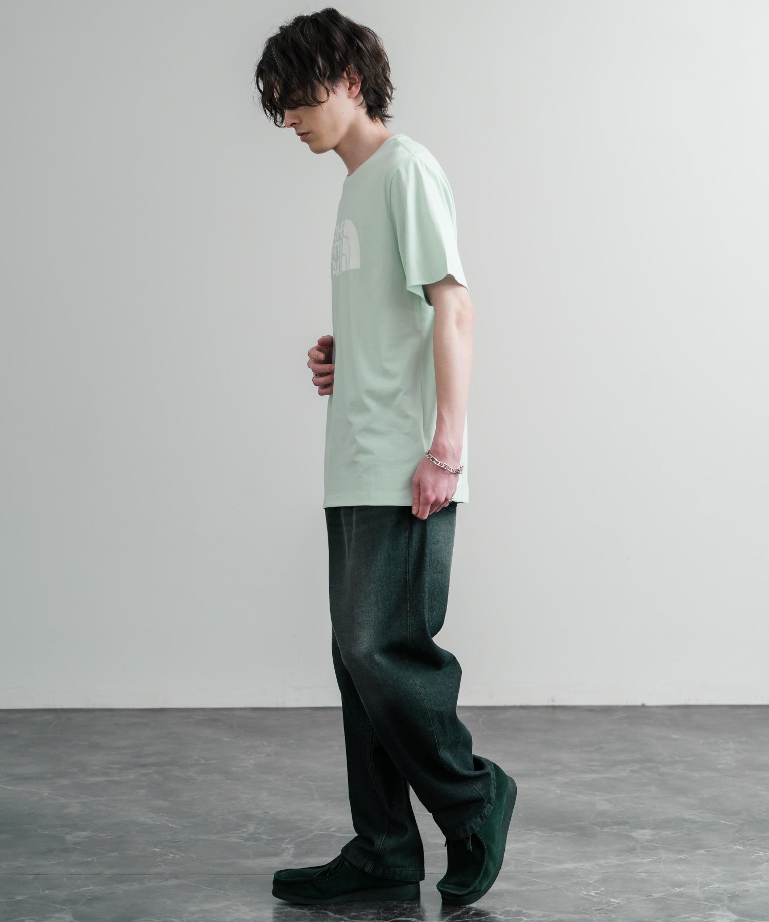 THE NORTH FACE ザ・ノースフェイス M EVO HLF DME REG SS TEE ロゴプリントレギュラーフィット半袖Tシャツ 15818