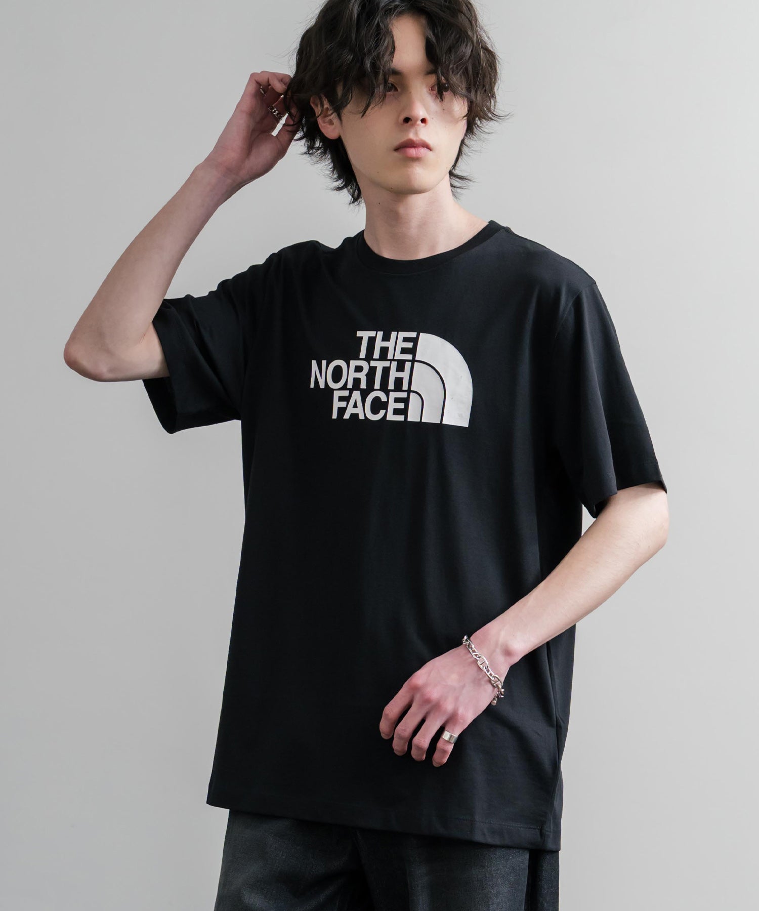 THE NORTH FACE ザ・ノースフェイス M EVO HLF DME REG SS TEE ロゴプリントレギュラーフィット半袖Tシャツ 15818