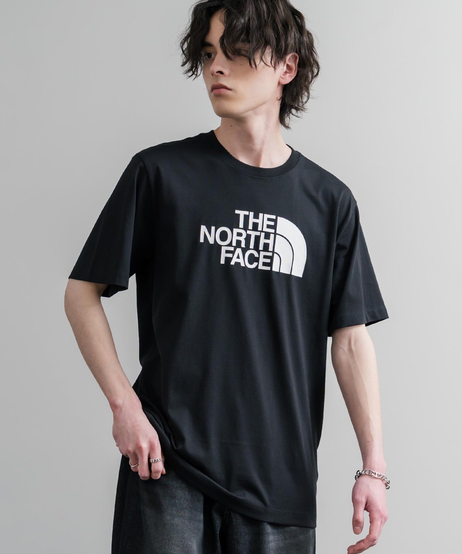 THE NORTH FACE ザ・ノースフェイス M EVO HLF DME REG SS TEE ロゴプリントレギュラーフィット半袖Tシャツ 15818