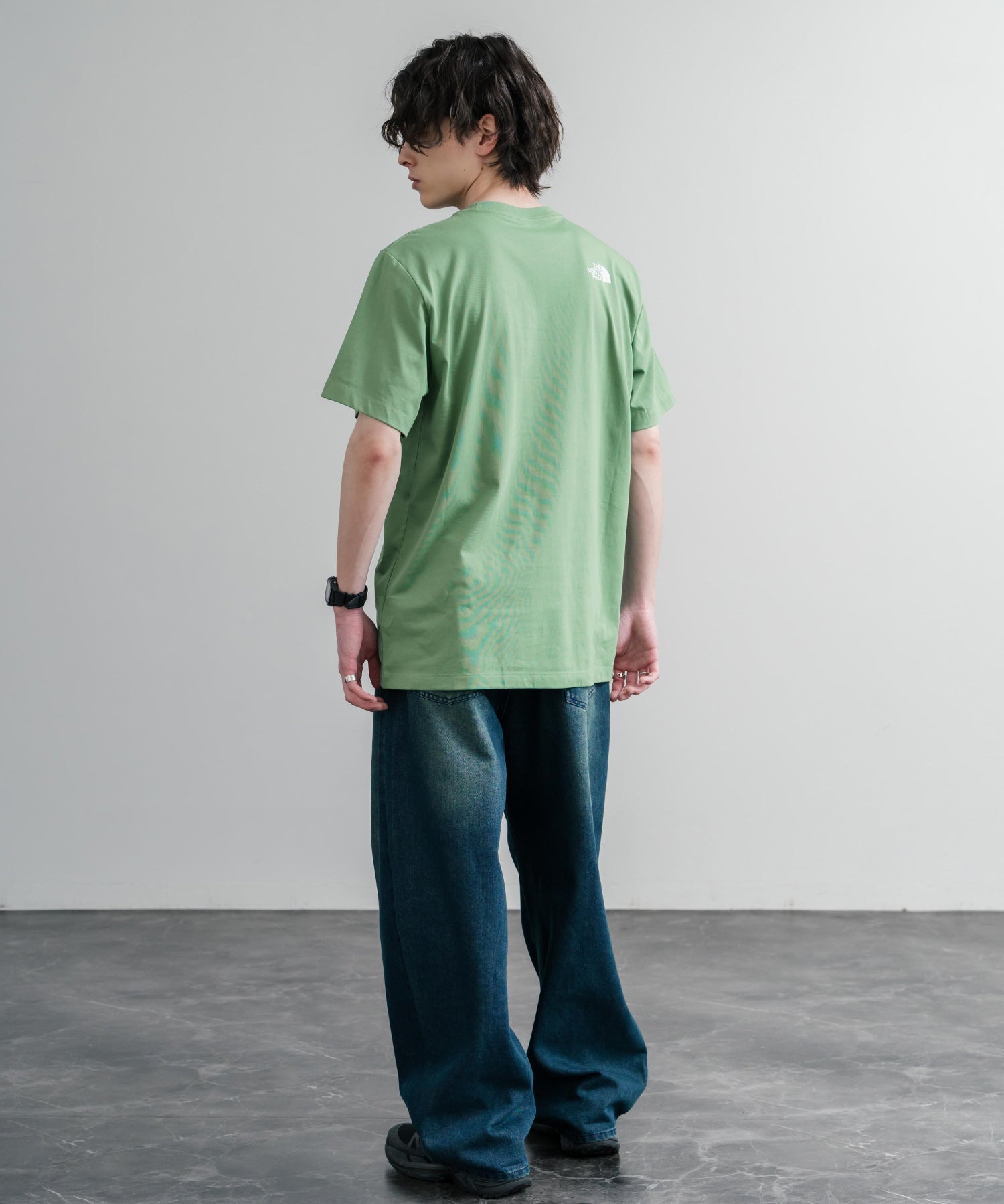 THE NORTH FACE ザ・ノースフェイス M EVO HLF DME REG SS TEE ロゴプリントレギュラーフィット半袖Tシャツ 15818