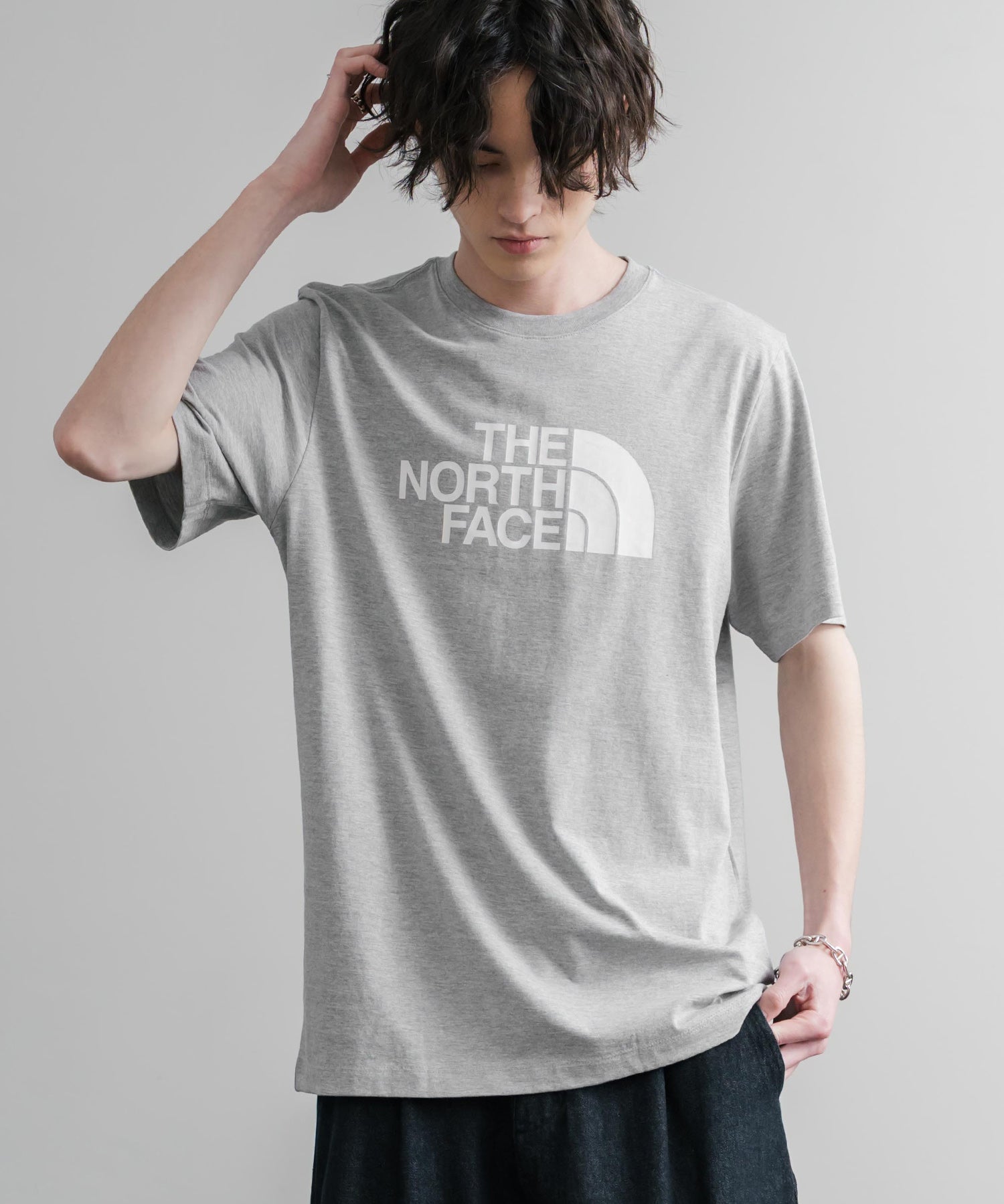 THE NORTH FACE ザ・ノースフェイス M EVO HLF DME REG SS TEE ロゴプリントレギュラーフィット半袖Tシャツ 15818