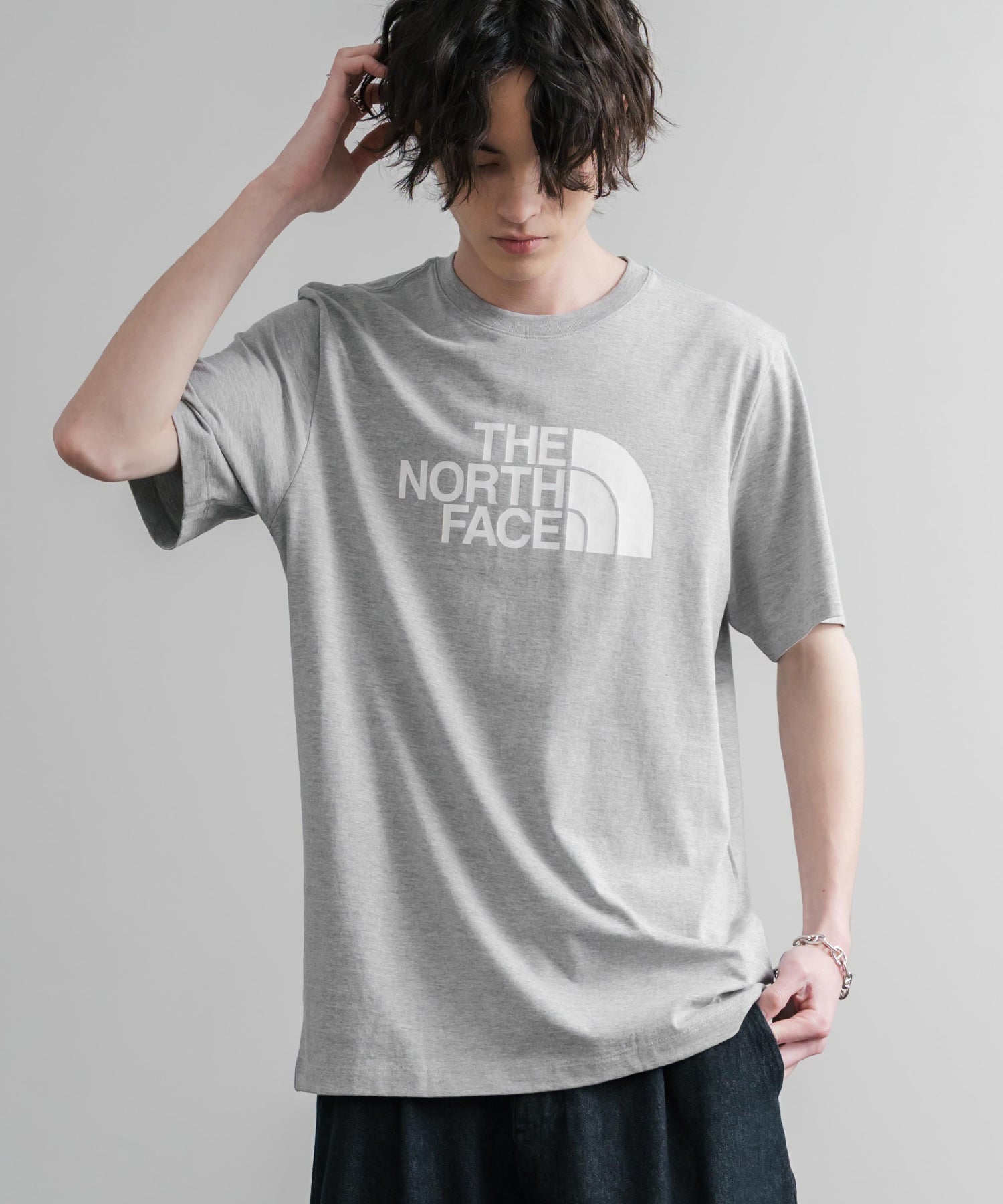 THE NORTH FACE ザ・ノースフェイス M EVO HLF DME REG SS TEE ロゴプリントレギュラーフィット半袖Tシャツ 15818