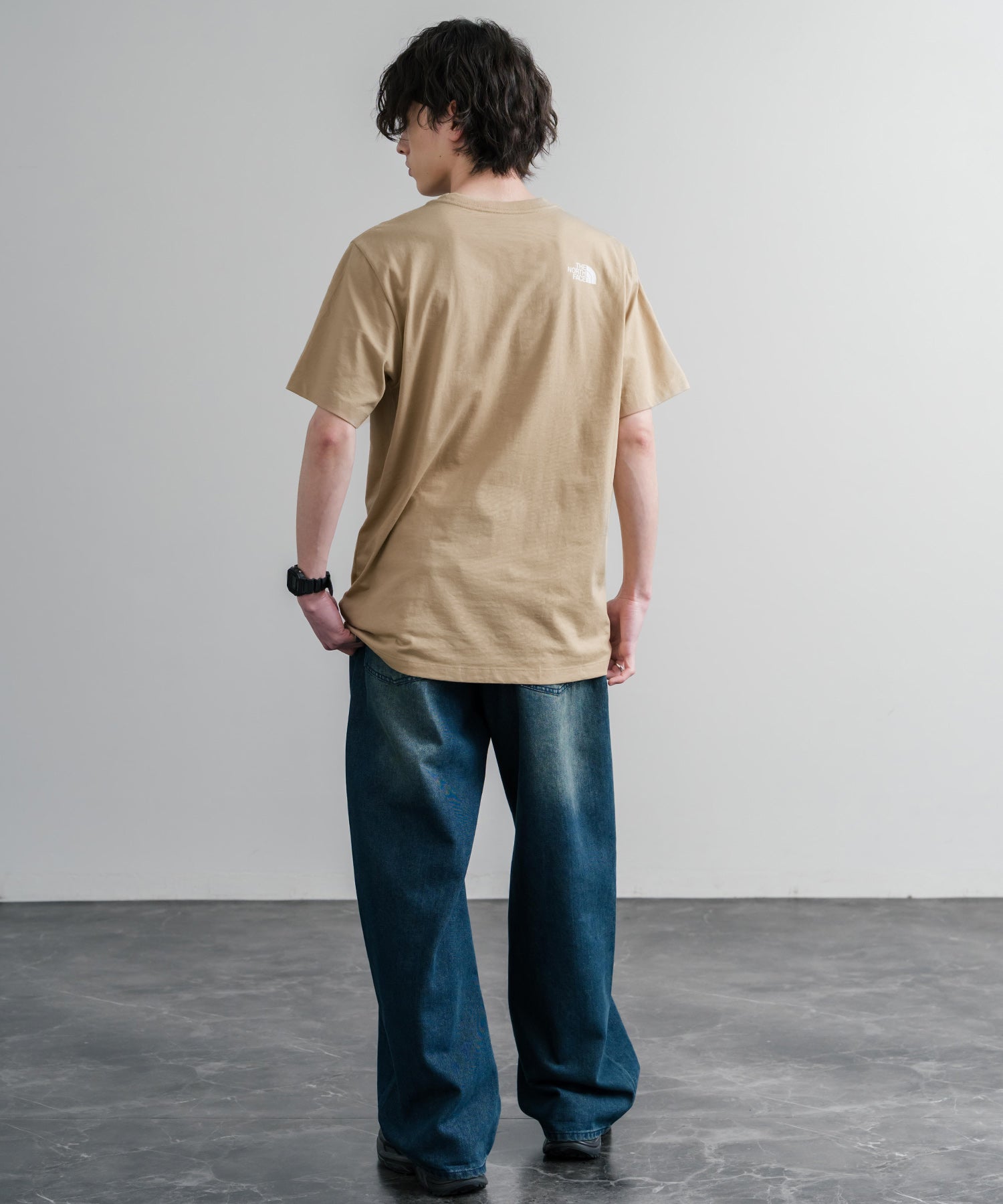 THE NORTH FACE ザ・ノースフェイス M EVO HLF DME REG SS TEE ロゴプリントレギュラーフィット半袖Tシャツ 15818