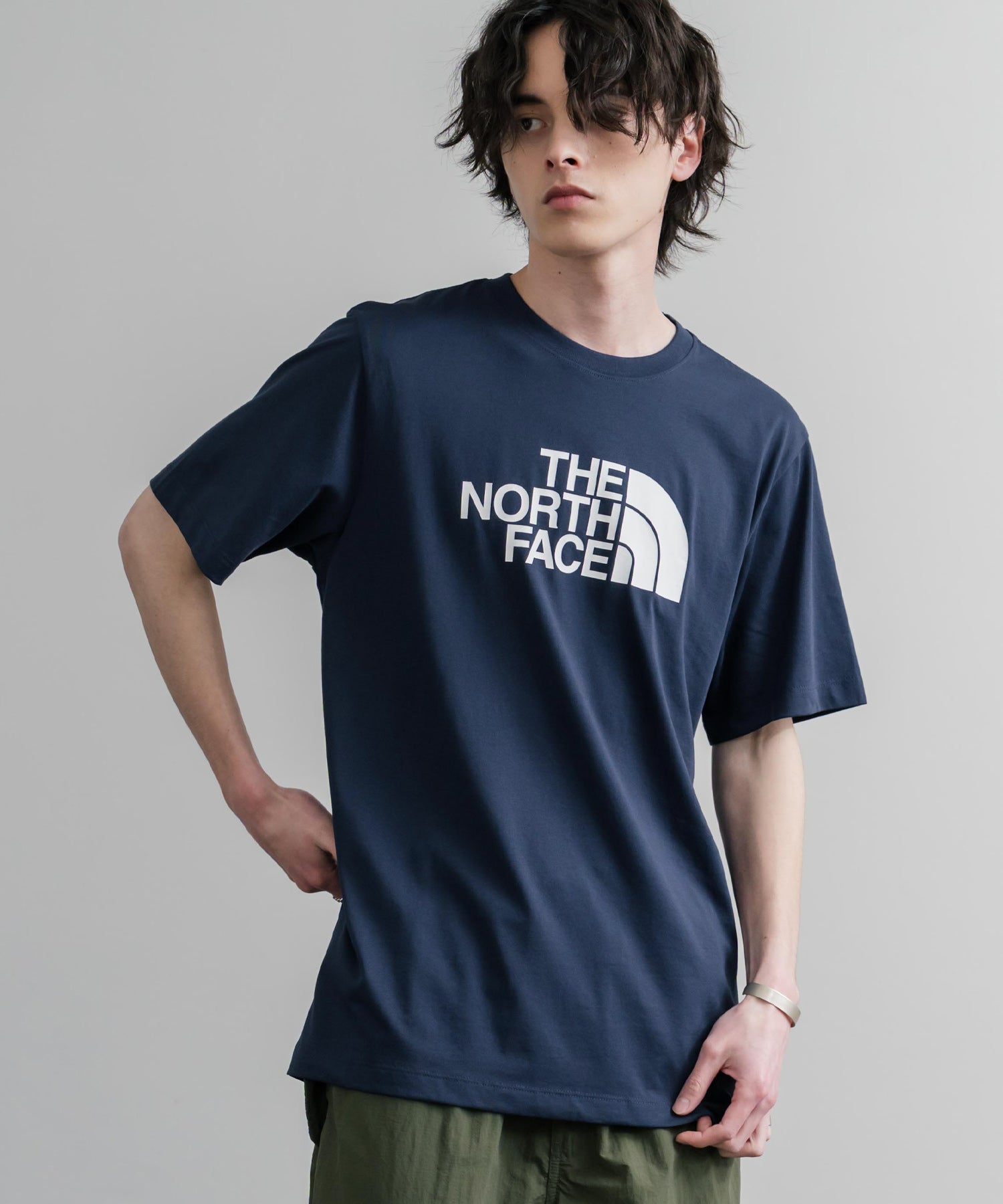 THE NORTH FACE ザ・ノースフェイス M EVO HLF DME REG SS TEE ロゴプリントレギュラーフィット半袖Tシャツ 15818