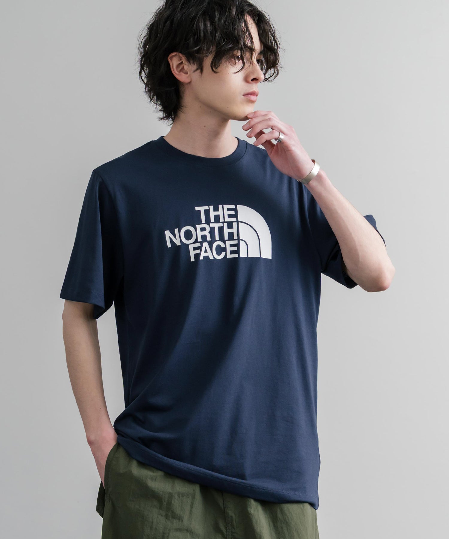 THE NORTH FACE ザ・ノースフェイス M EVO HLF DME REG SS TEE ロゴプリントレギュラーフィット半袖Tシャツ 15818