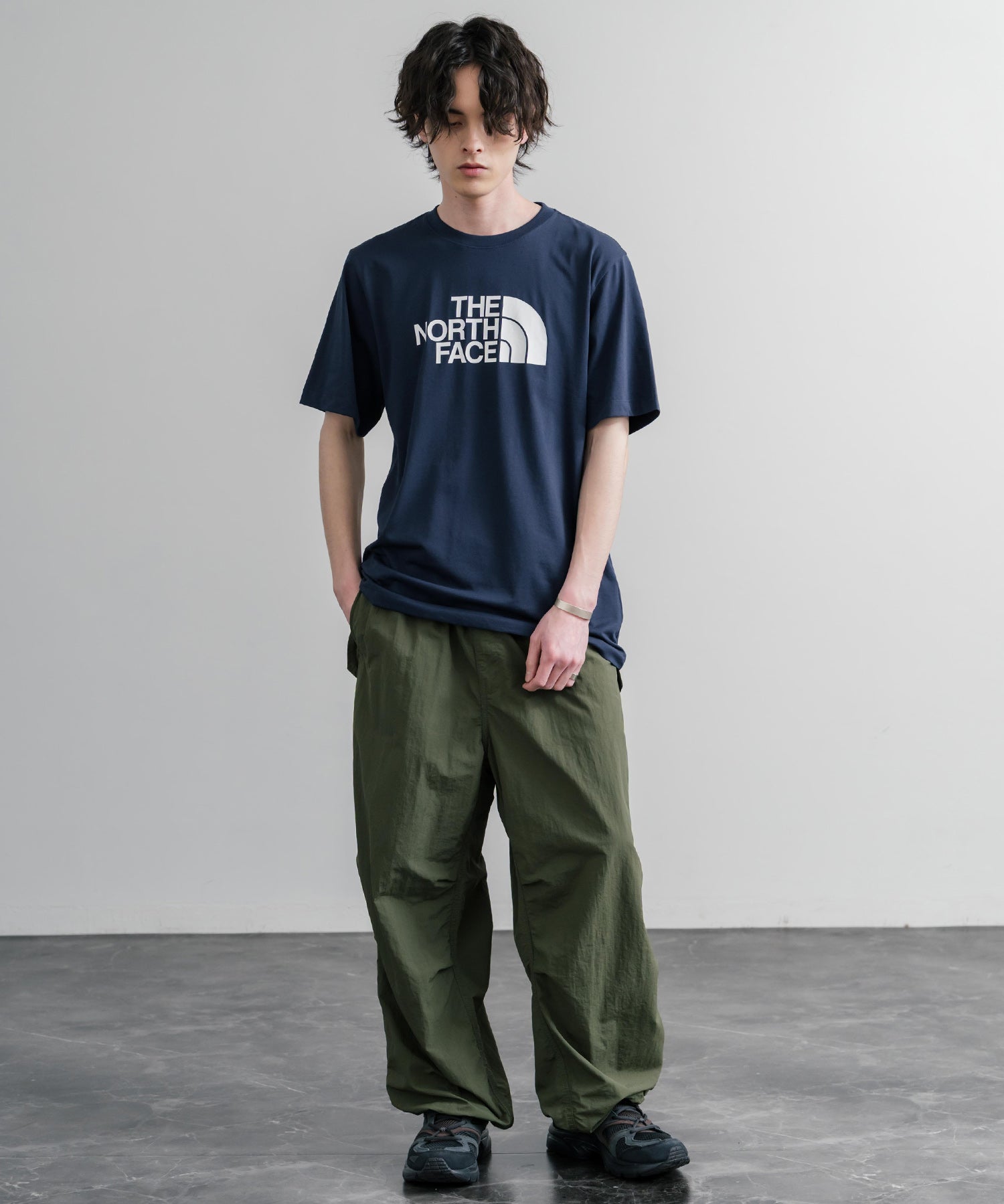 THE NORTH FACE ザ・ノースフェイス M EVO HLF DME REG SS TEE ロゴプリントレギュラーフィット半袖Tシャツ 15818