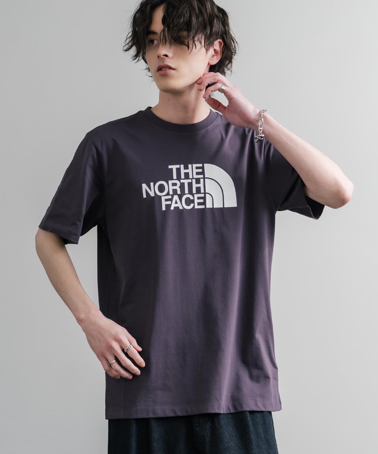 THE NORTH FACE ザ・ノースフェイス M EVO HLF DME REG SS TEE ロゴプリントレギュラーフィット半袖Tシャツ 15818