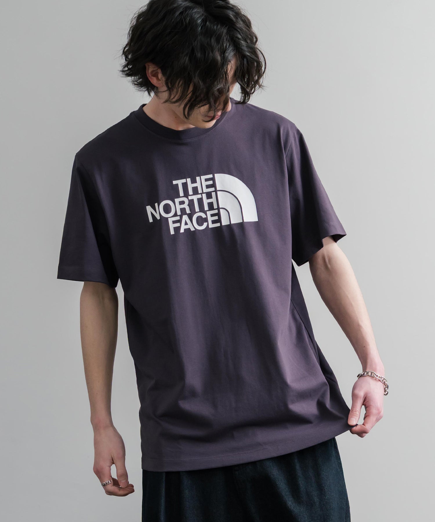 THE NORTH FACE ザ・ノースフェイス M EVO HLF DME REG SS TEE ロゴプリントレギュラーフィット半袖Tシャツ 15818