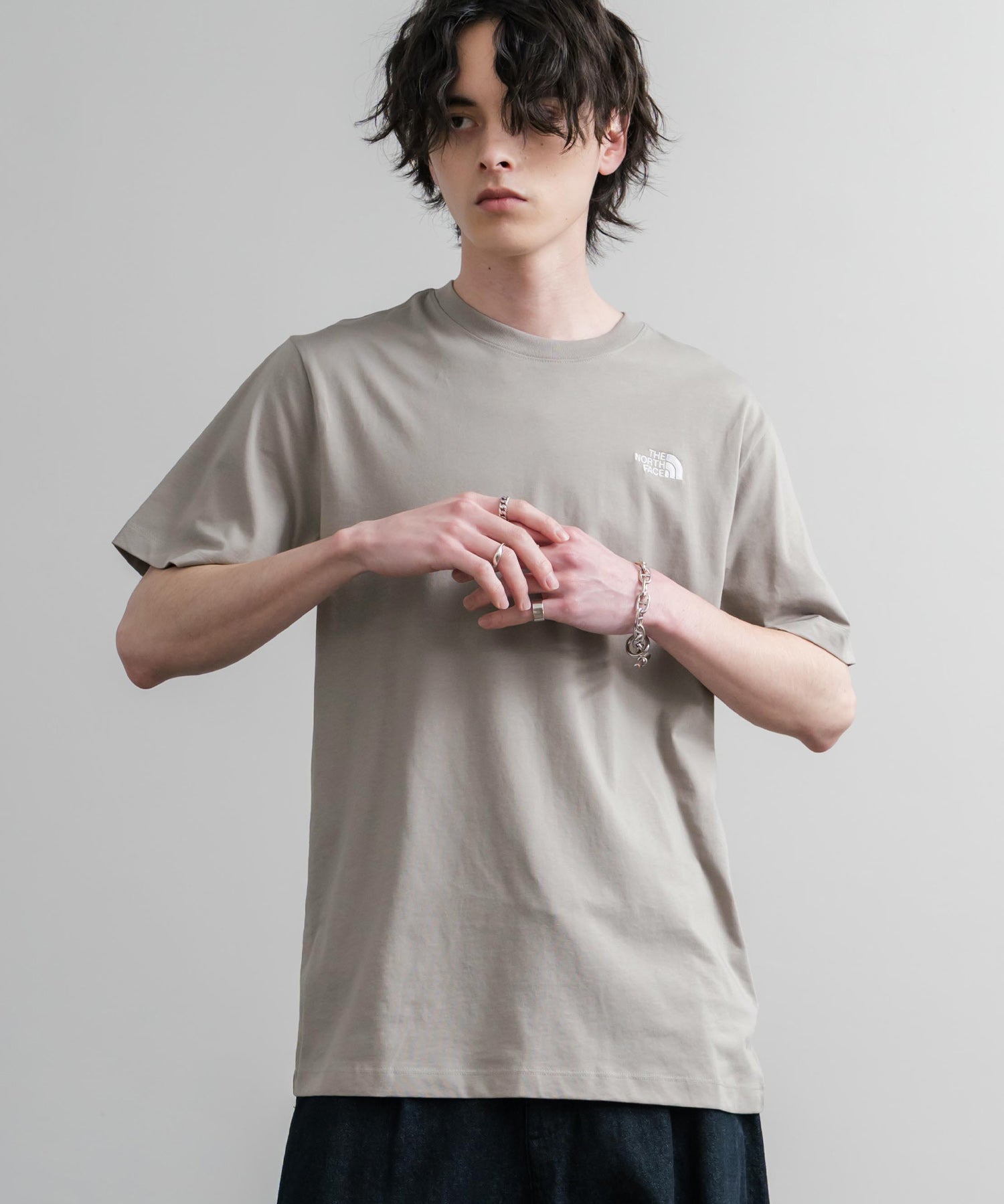 THE NORTH FACE ザ・ノースフェイス M EVO SD REG SS TEE ワンポイントロゴ刺繍半袖Tシャツ 15819