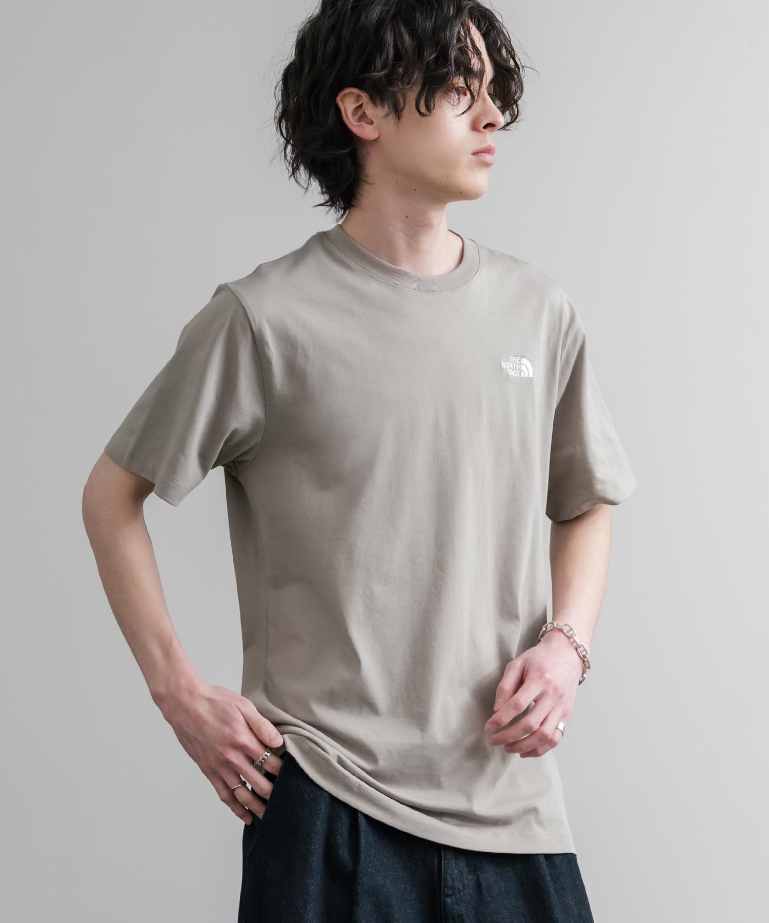 THE NORTH FACE ザ・ノースフェイス M EVO SD REG SS TEE ワンポイントロゴ刺繍半袖Tシャツ 15819