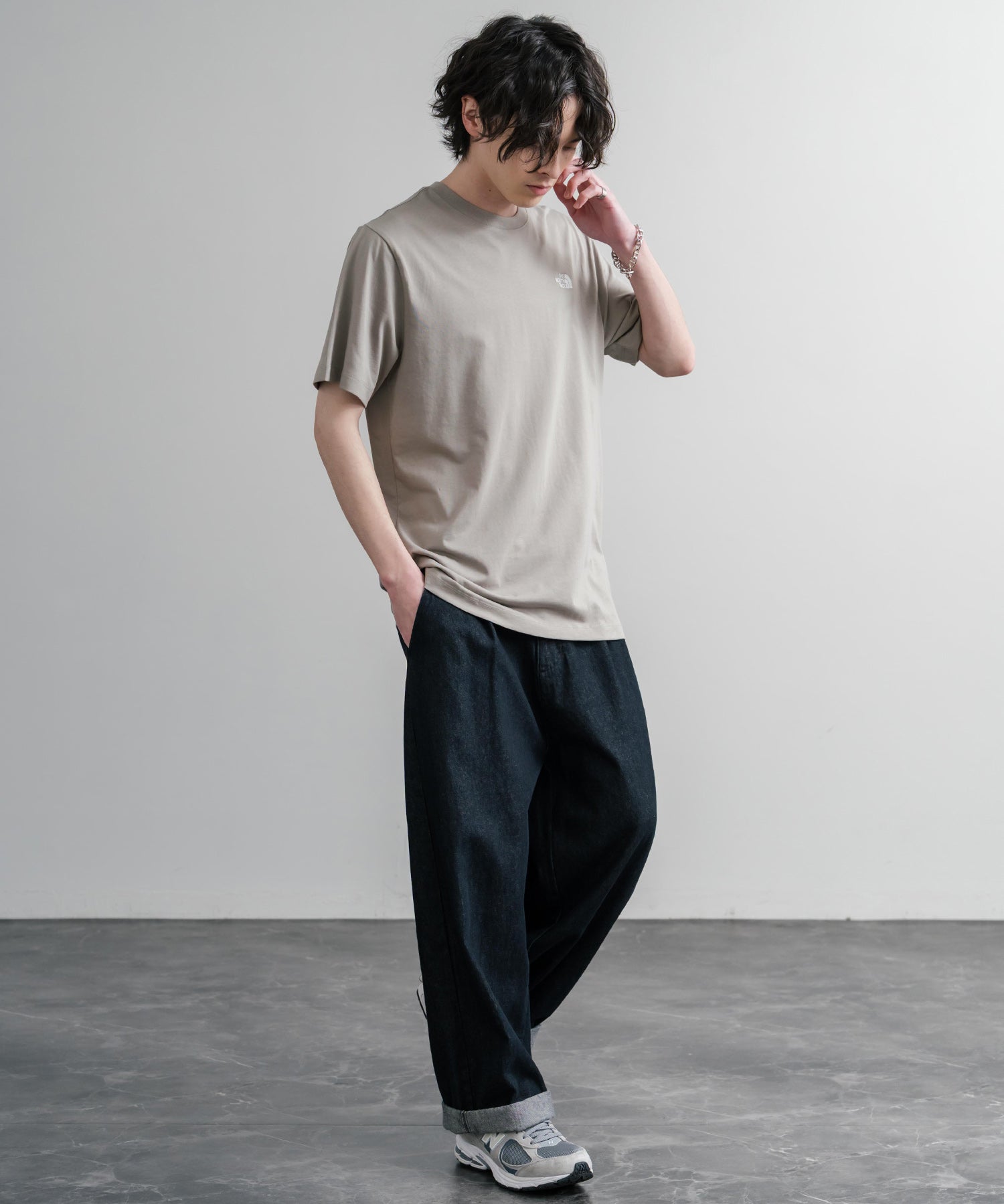 THE NORTH FACE ザ・ノースフェイス M EVO SD REG SS TEE ワンポイントロゴ刺繍半袖Tシャツ 15819