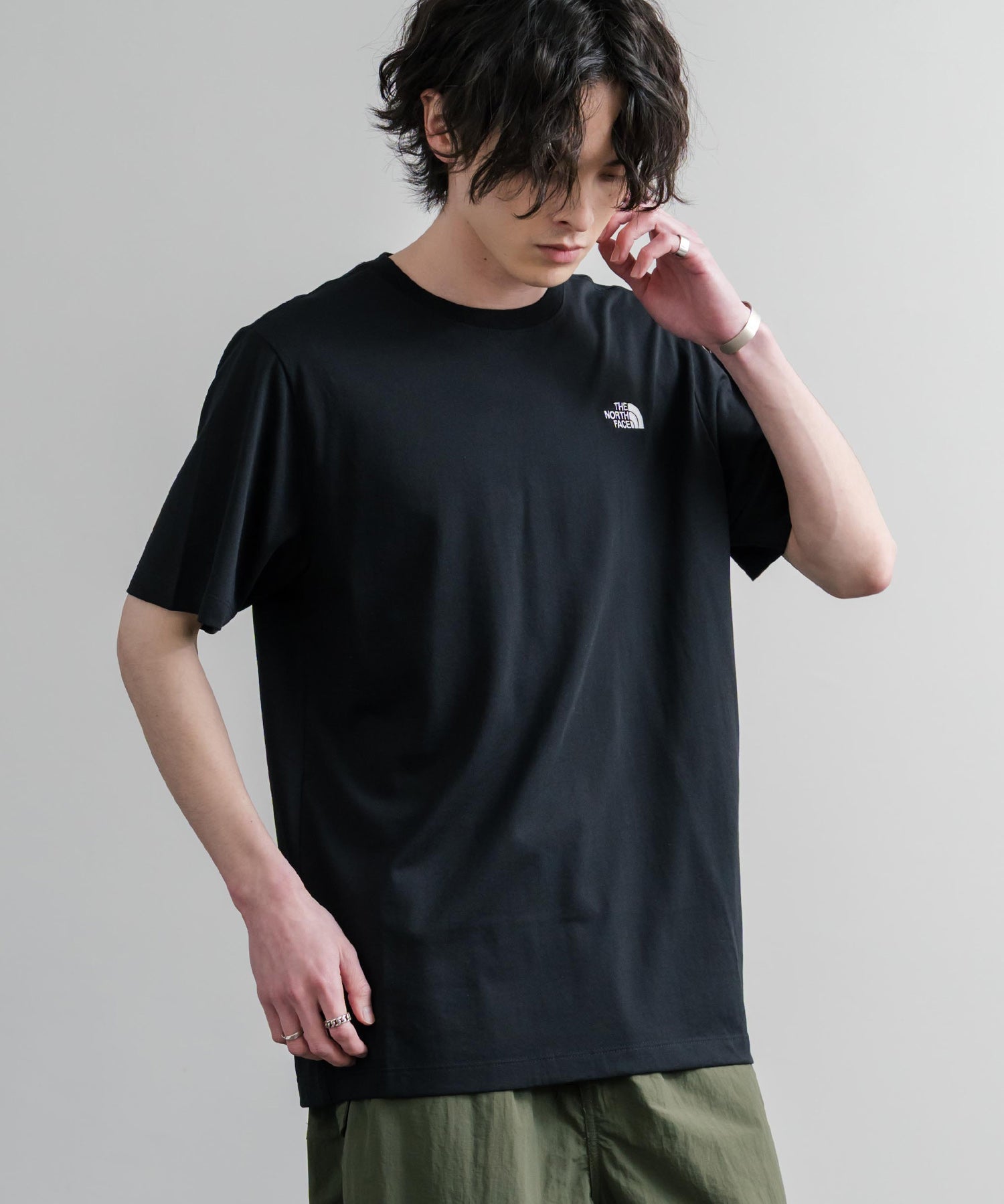 THE NORTH FACE ザ・ノースフェイス M EVO SD REG SS TEE ワンポイントロゴ刺繍半袖Tシャツ 15819