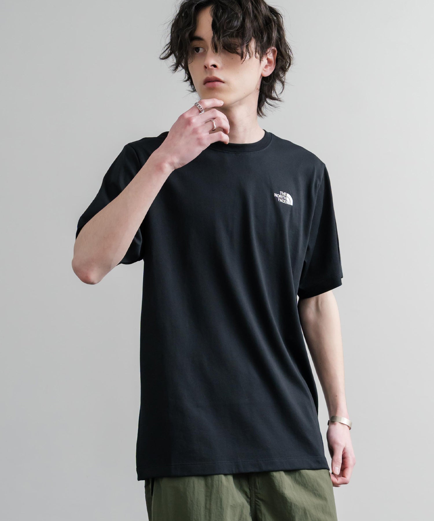 THE NORTH FACE ザ・ノースフェイス M EVO SD REG SS TEE ワンポイントロゴ刺繍半袖Tシャツ 15819