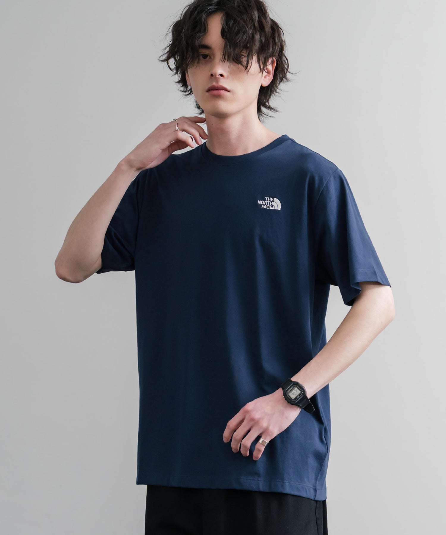 THE NORTH FACE ザ・ノースフェイス M EVO SD REG SS TEE ワンポイントロゴ刺繍半袖Tシャツ 15819